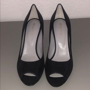 Sergio Rossi peep toe heels